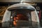 Traditional woodfired pizza oven