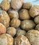 Traditional wrinkled potatoes from the Canary Islands