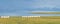 Traditional Yurt tent camp at the Song Kul lake plateau in Kyrgyzstan