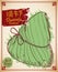 Traditional Zongzi for Duanwu Festival in Hand Drawn Style, Vector Illustration