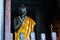 Traditionnal budha statue in Historic building in Angkor wat Thom Cambodia