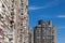 Traditionnal communist housing in the suburb of Belgrade, in New Belgrade. These high rises are symbols of brutalist architecture