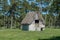 Tradtional thatched sheiling on Faro island, Sweden