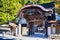 Tradtional Wooden Shinto Shrine At Koyasan Mountain At Fall in Japan