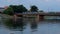 Traffic along Grunwald bridge, Krakow, Poland