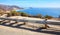 Traffic barrier along Pacific Coast Highway, California, USA