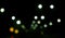 traffic in the city night Circular colorful bokeh light