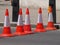 traffic cone sign