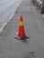 Traffic cone sign