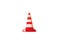 Traffic cone in under construction signal Warning in a safe zone for logo design