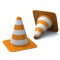 Traffic cones 3d