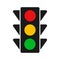 Traffic Control light, red yellow green signal