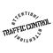 Traffic Control rubber stamp