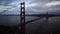 Traffic Crossing the Golden Gate Bridge