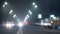 Traffic evening blur road street weather fog