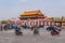 Traffic in front of Main Entrance to Forbidden City, Beijing.