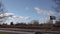 Traffic on interstate 20 from a hilltop view looking down