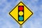 Traffic Light Ahead Sign