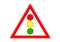 Traffic light sign guide information banner