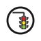 Traffic Light signal Icon Vector Design Template