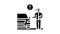 traffic offense glyph icon animation