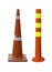 Traffic orange cone, alert, beware, background