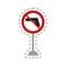 traffic prohibited road gun weapon danger