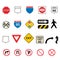 Traffic and road signs