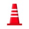 Traffic safety rubber road cone