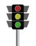 A traffic semaphore illustration