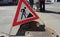 Traffic sign Attention Road Works