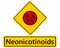 Traffic sign bad smiley for Neonics