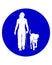 Traffic sign for dogs