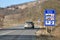 Traffic sign at the entrance to the Republic of Kosovo from Serbia