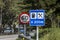 Traffic sign: maximum speed 40km