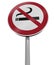 Traffic sign no smoking