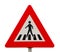 Traffic sign for pedestrian crossing