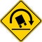 Traffic Sign, Truck Rollover Warning Sign