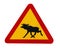 Traffic sign warning for moose