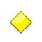 Traffic sign , yellow sign Isolated road warning