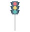 Traffic Signals Color Illustration Vector Icon