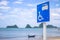 traffic Signs on the beach