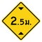 Traffic Signs,Warning Signs,Height restriction ahead Thai language