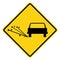 Traffic Signs,Warning Signs,Loose road surface