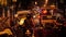 Traffic situation on Jalan Malioboro at night