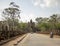 Traffic at South Gate in Angkor Thom