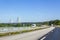 Traffic in summer on Uddevallabron Bridge in Uddevalla, Sweden