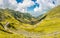 Traffic on Transfagarasan pass