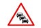 Traffic triangular sign