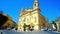 The traffic in Victory Square in Naxxar, Malta